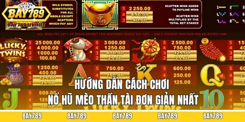 Hướng dẫn cách chơi nổ hũ mèo thần tài đơn giản nhất